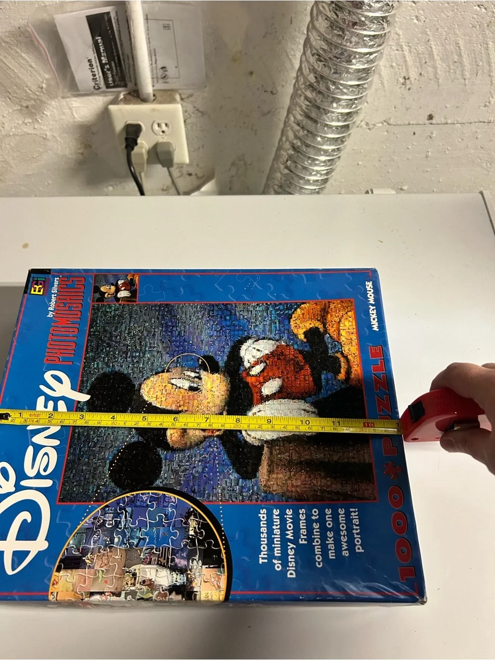 Disney Photomosaic Jigsaw Puzzle - Mickey Mouse, 1000 Pieces Buffalo Games- Used